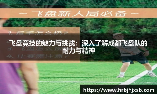 飞盘竞技的魅力与挑战：深入了解成都飞盘队的耐力与精神